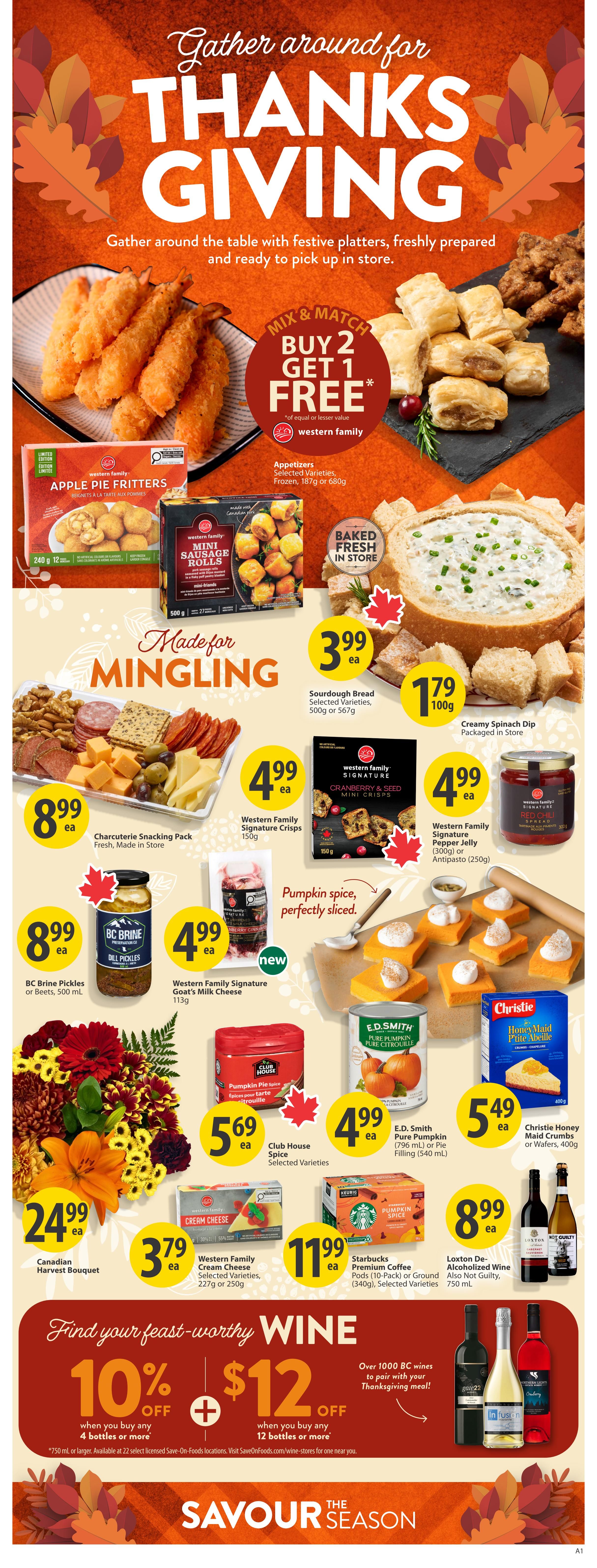 Save On Foods (BC) Flyer October 1 to 7