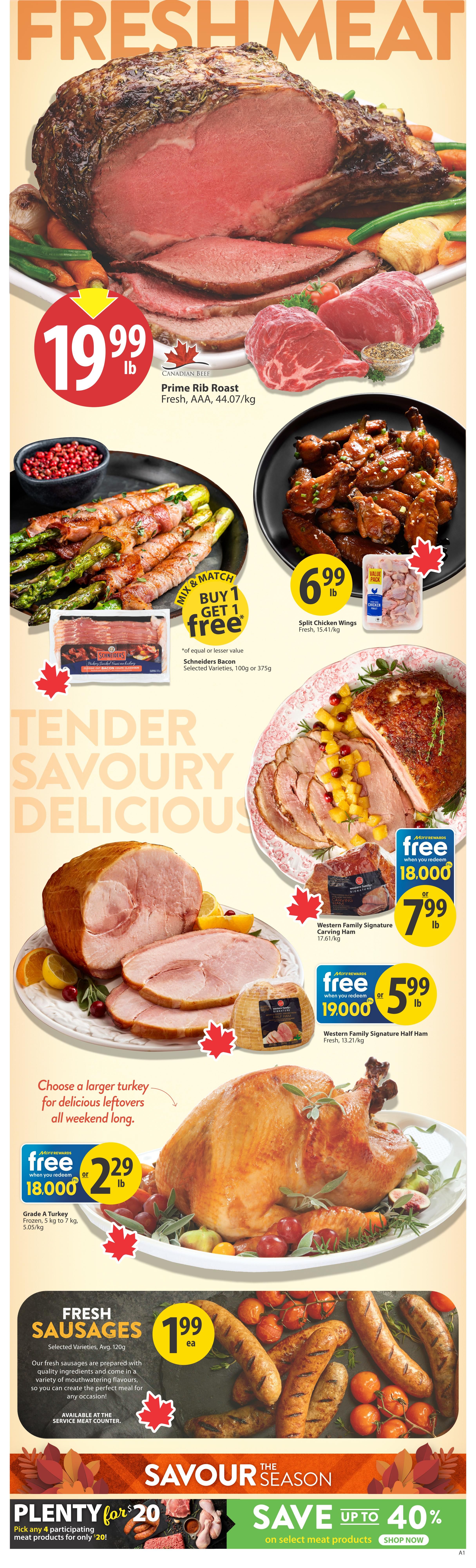 Save On Foods (BC) Flyer October 1 to 7