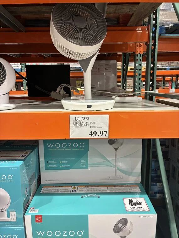 Costco: Woozoo Pedestrial Fan - Clearance YMMV $49.97 (Warehouse pricing) Costco: Woozoo Pedestrial Fan - Clearance YMMV $49.97 (Warehouse pricing)