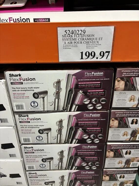 Costco: Shark FlexFusion Straight Hot Tool Air Styling & Drying System - Warehouse Clearance YMMV $199.97 Costco: Shark FlexFusion Straight Hot Tool Air Styling & Drying System - Warehouse Clearance YMMV $199.97