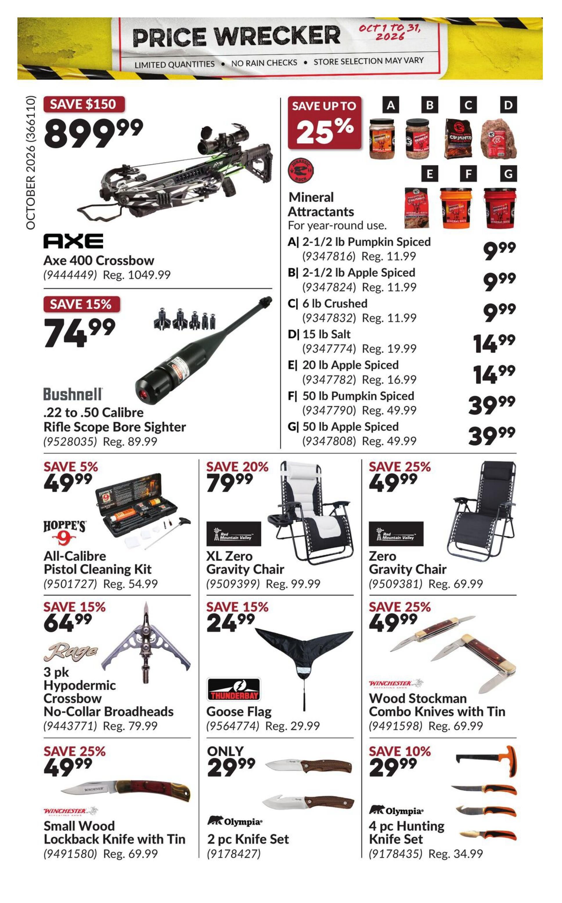 Princess Auto Price Wrecker Flyer October 1 to 31