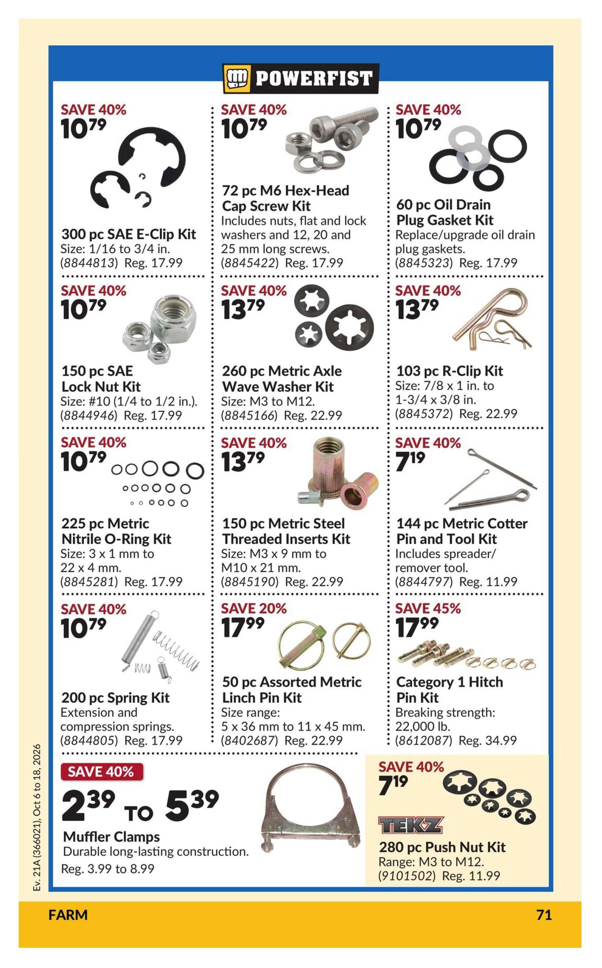 Princess Auto Flyer October 6 to 18