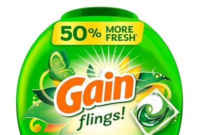 Gain Flings Laundry Detergent Pacs, Original Scent, with Odour Defense, concentrated laundry soap pacs, 48 Count