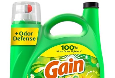 Gain + Aroma Boost Liquid Laundry Detergent, Original Scent, 107 Loads, 154 fl oz, HE Compatible