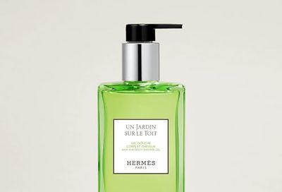 Hermes Un Jardin Sur Le Toit Hair and Body Shower Gel, 6.5 Ounce (Refillable)