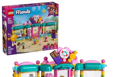 LEGO Friends Heartlake City Candy Store Building Toy - Pretend Play Set for Kids, Girls and Boys, Ages 6+ - with 2 Minidolls, a Micro-Doll, and a Cat Figure - Gift Idea for Birthday - 42649