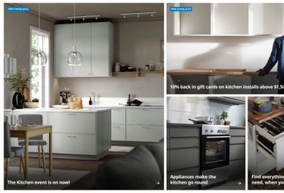 IKEA Canada October Kitchen Event Sale: Get up to 20% Back in IKEA Gift Cards + More