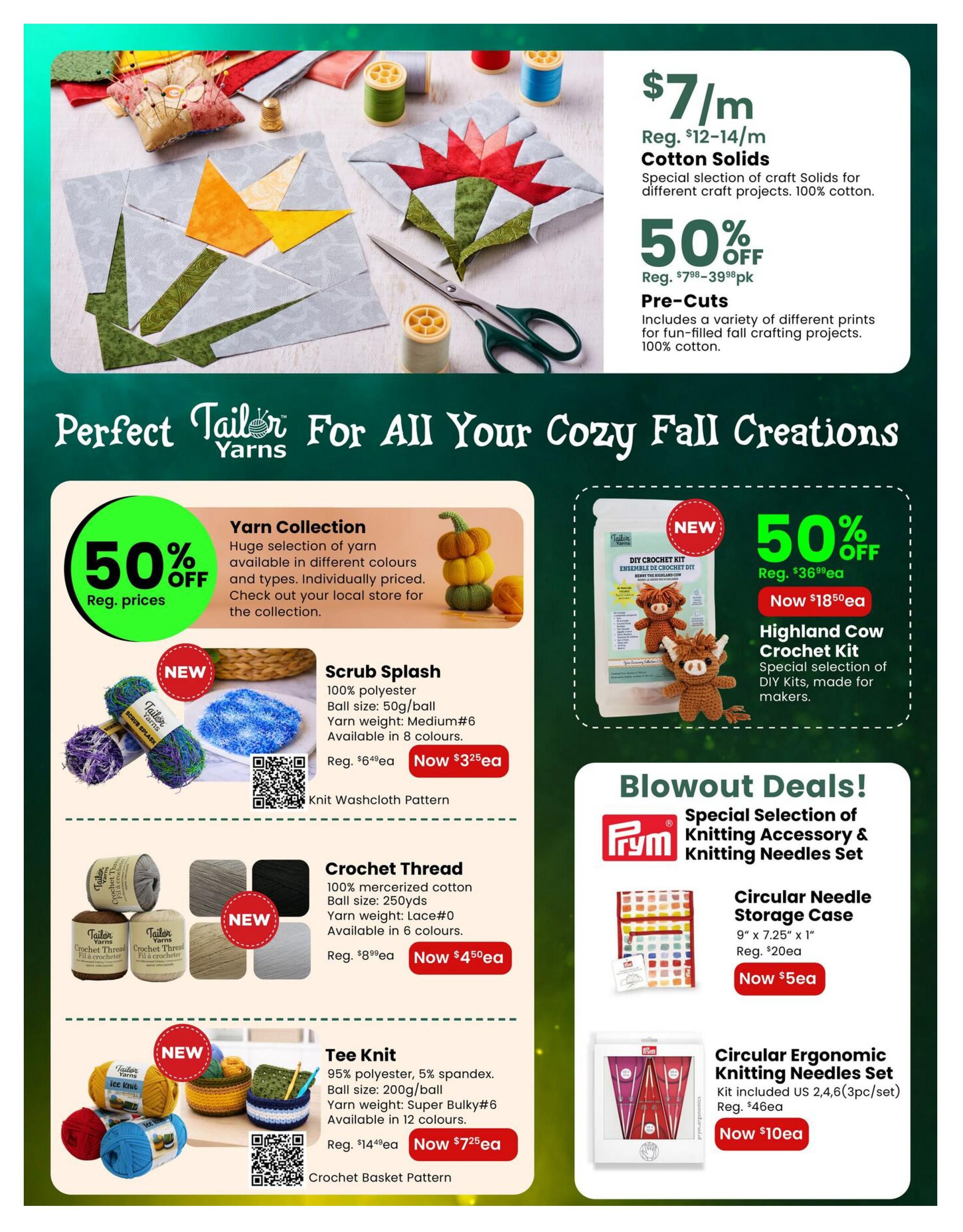 Fabricland (ON) Flyer October 1 to 31