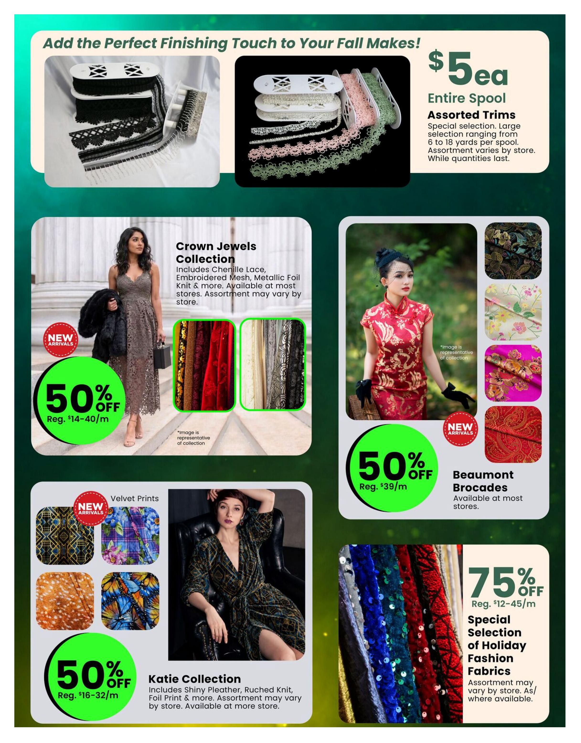 Fabricland (ON) Flyer October 1 to 31
