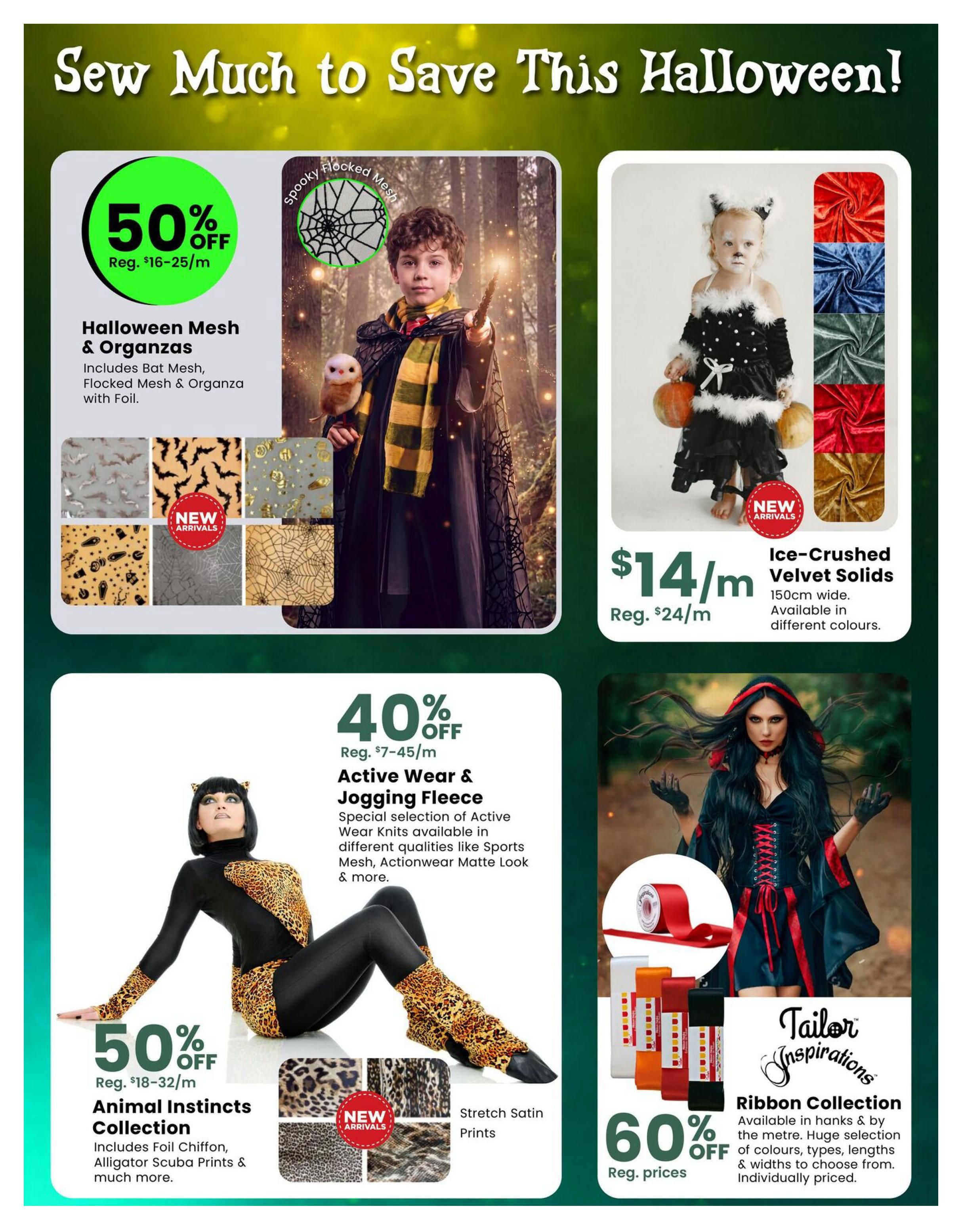 Fabricland (ON) Flyer October 1 to 31