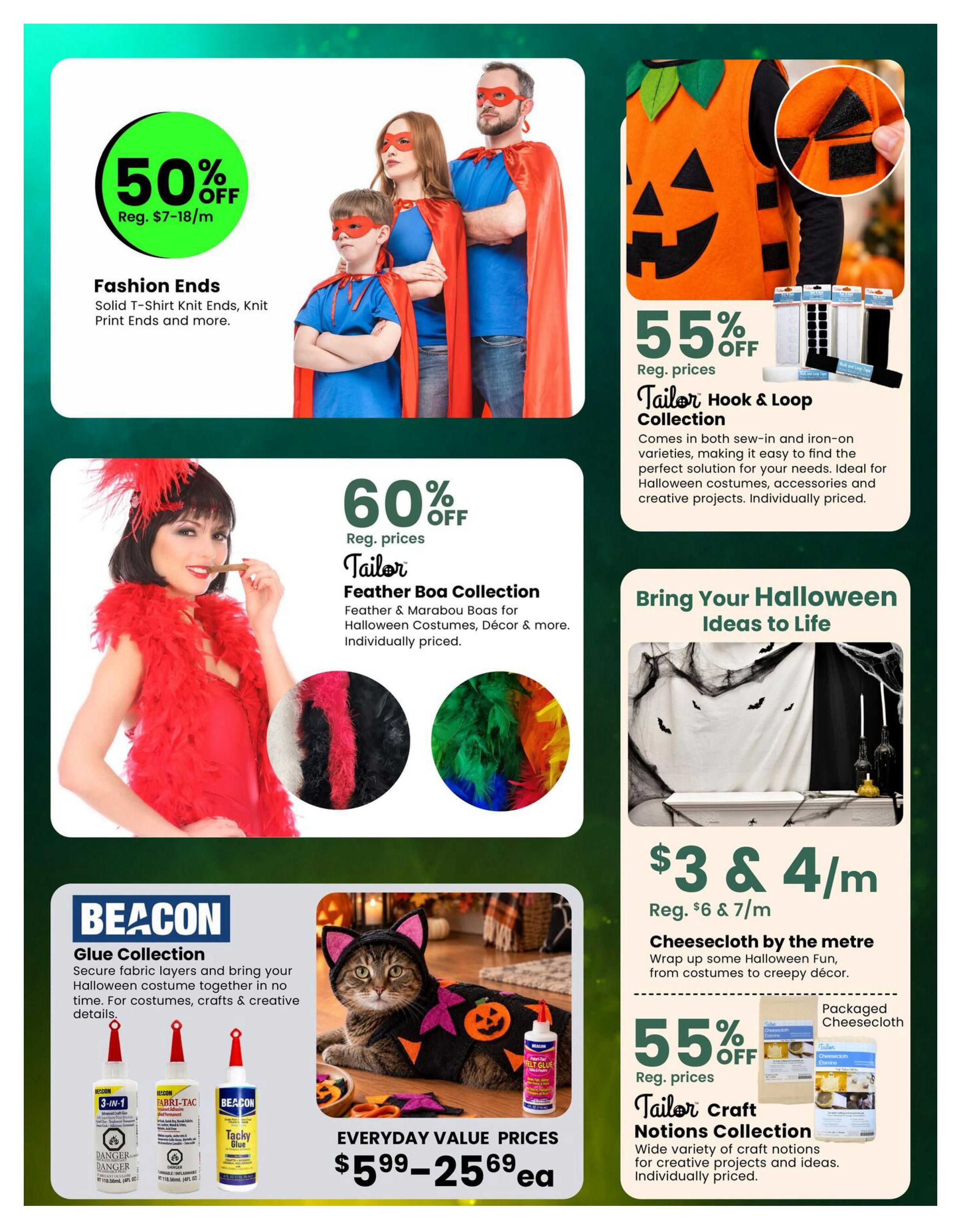 Fabricland (ON) Flyer October 1 to 31