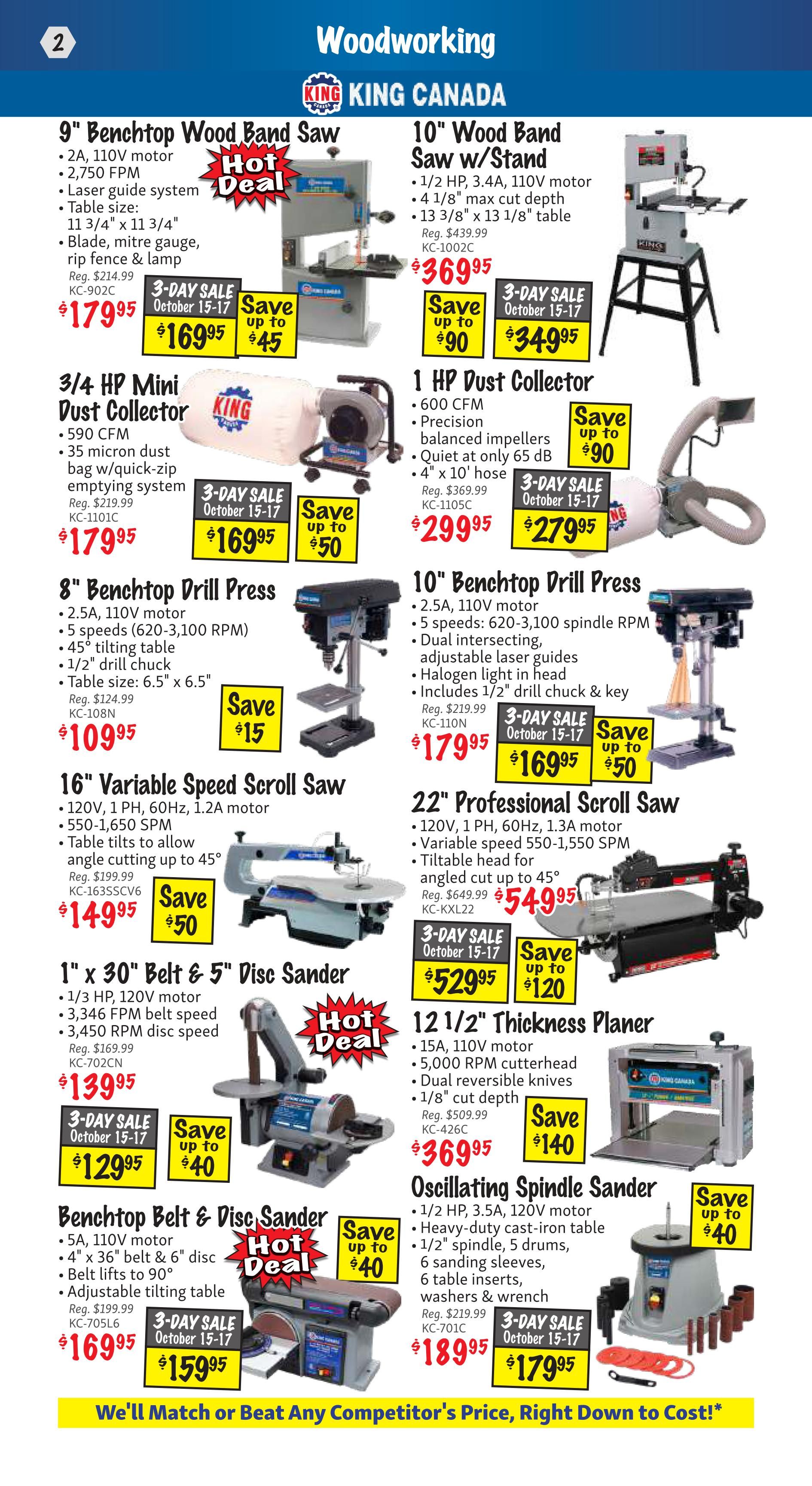 KMS Tools and Equipment Flyer October 1 to 31