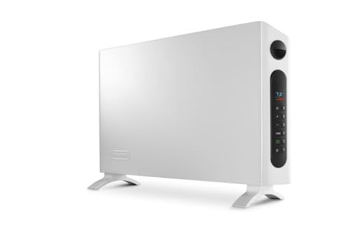 DeLonghi Slim Style 1500W Convection Panel Heater w/Fan, White DeLonghi Slim Style 1500W Convection Panel Heater w/Fan, White