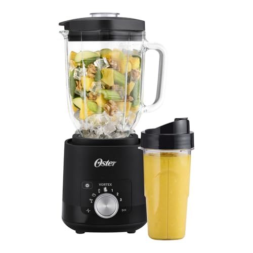 Oster 1200-Watt Vortex Shatter-Resistant Glass Jar Blender + Blend-N-Go Cup Oster 1200-Watt Vortex Shatter-Resistant Glass Jar Blender + Blend-N-Go Cup