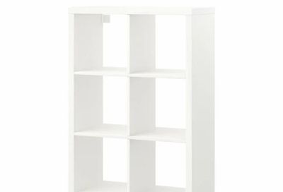 IKEA: 50% off KALLAX shelf unit, 77x147 cm, white October 3&4 (100 pcs/day)(50th anniversary in-store door crashers)