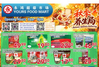 Yours Food Mart Flyer October 2 to 8