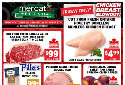 Mercato Fresh Flyer October 2 to 8