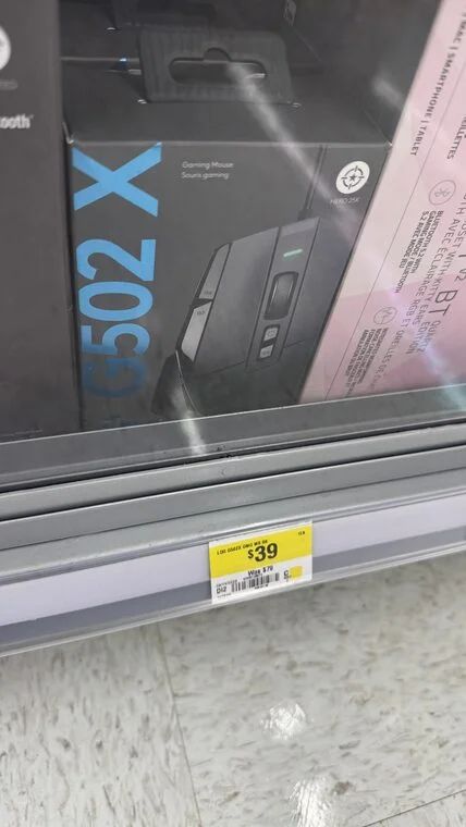 Walmart: Logitech G502 X Wired Gaming Mouse $39 - in store only Walmart: Logitech G502 X Wired Gaming Mouse $39 - in store only