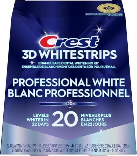 Amazon.ca: Crest 3D Whitestrips Professional White At-Home Teeth Whitening Kit 22 Treatment $39.99 Amazon.ca: Crest 3D Whitestrips Professional White At-Home Teeth Whitening Kit 22 Treatment $39.99