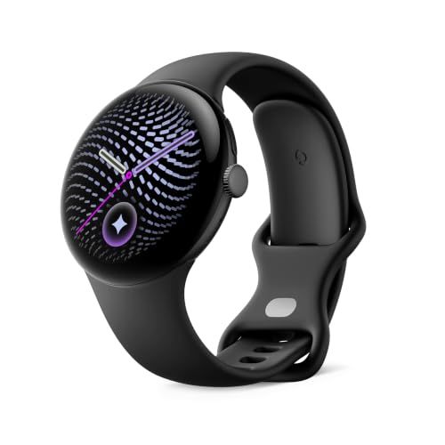 Google Pixel Watch 5 (45mm) - Matte Black Case - Obsidian Band - Wi-Fi