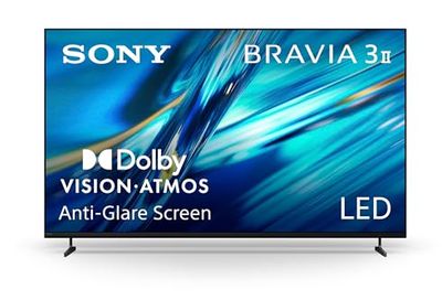 Sony 75 Inch BRAVIA 3 II LED 4K HDR Smart Google TV with Gemini K-75XR30M2