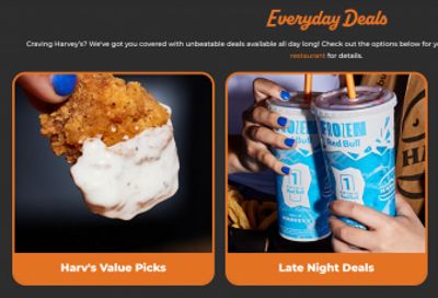Harvey’s Canada New Coupons + Everyday Deals: Angus 2 Can Dine $19.99 + More
