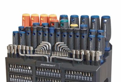 Canadian Tire: Mastercraft Screwdriver Set with Magnetizing Stand, 150-Pieces $40