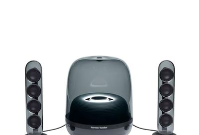 Harman Kardon SoundSticks 4 Bluetooth Speaker System, Black (HKSOUNDSTICK4BLKAM)