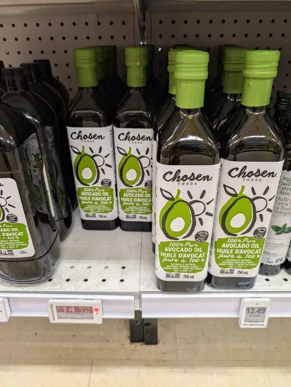 Loblaws: Chosen Foods Avocado oil 750ml - YMMV Loblaws High Tech Road