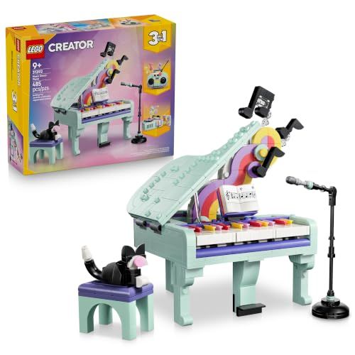 LEGO Creator 3 in 1 Music Decor Piano with Cat 31392 LEGO Creator 3 in 1 Music Decor Piano with Cat 31392