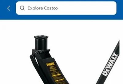 Costco Point claire: DeWALT3 Ton Hydraulic Service Jack 139.99 instore