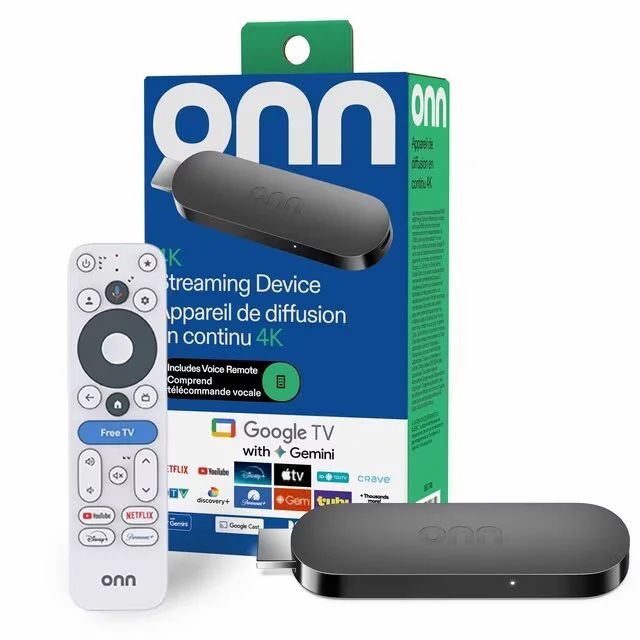 Walmart: onn 4K Streaming Device with Google TV and Gemini - $53.73 Walmart: onn 4K Streaming Device with Google TV and Gemini - $53.73