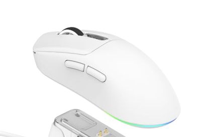 EPOMAKER NEX Lite Wireless Gaming Mouse w/Screens & RGB Charging Dock