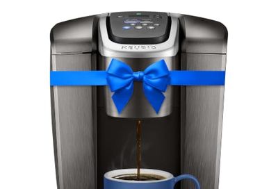 Keurig K-Elite Single Serve K-Cup Pod Coffee Maker, With Iced Brew Functionality And Quiet Brew Technology, Brushed Slate