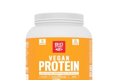 BioSteel Plant-Based Protein Powder, Maple Pancake, 14 Servings, Vegan Protein Shake Mix with 23g Complete Protein, Dairy Free, Sugar Free