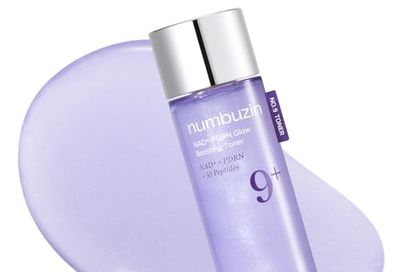 numbuzin No.9 NAD+ Salmon PDRN Glow Boosting Toner, Hydrating & Firming Toner for Wrinkles, Fine Lines & Dull Skin, Peptides & Salmon PDRN for Radiance, Korean Skincare 5.07 fl oz 150ml