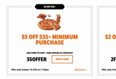Little Caesars Canada Promotions: Cheesy Garlic Medium Pepperoni $10.99