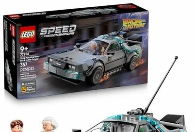Amazon.ca: LEGO Speed Champions Time Machine from Back to the Future - $25.15 (28% off)