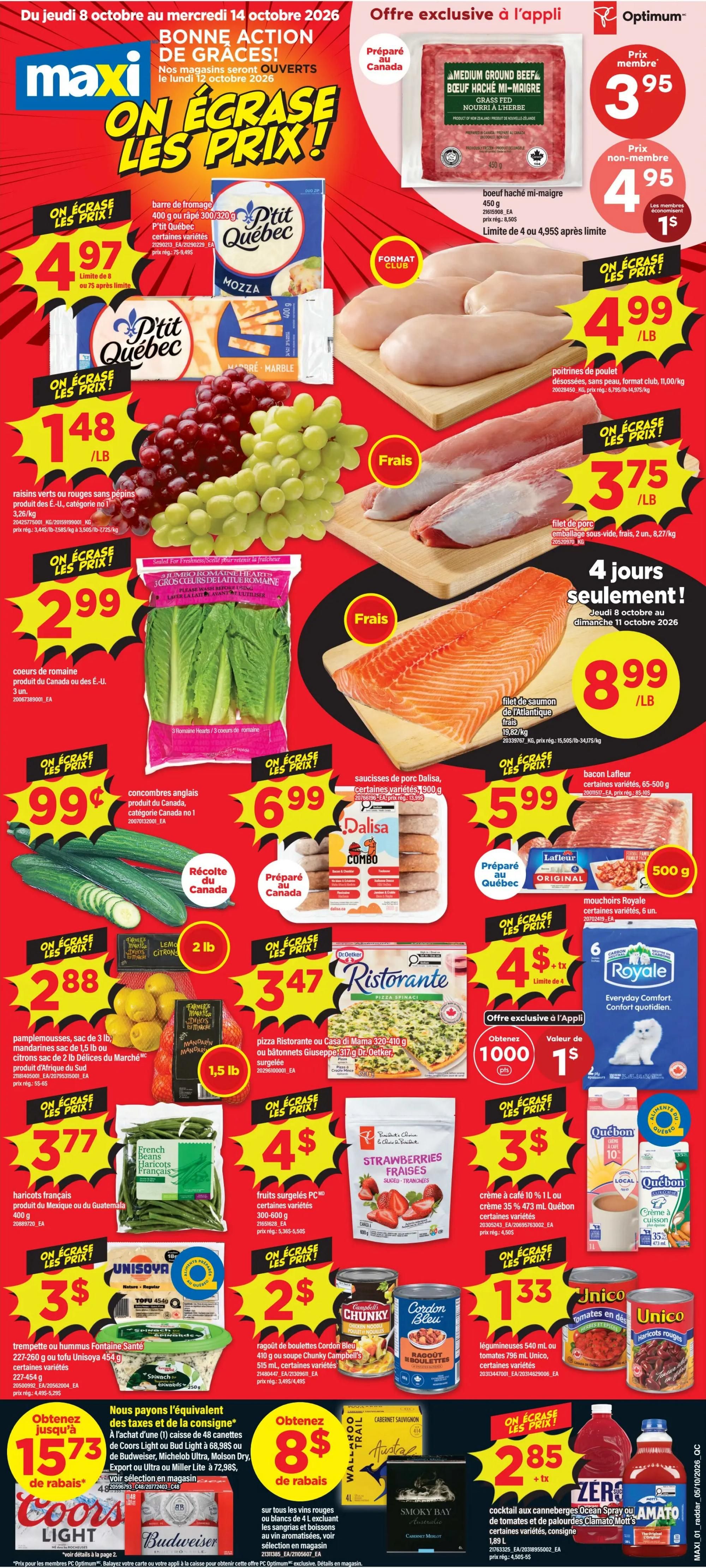 Maxi Flyer October 8 to 14