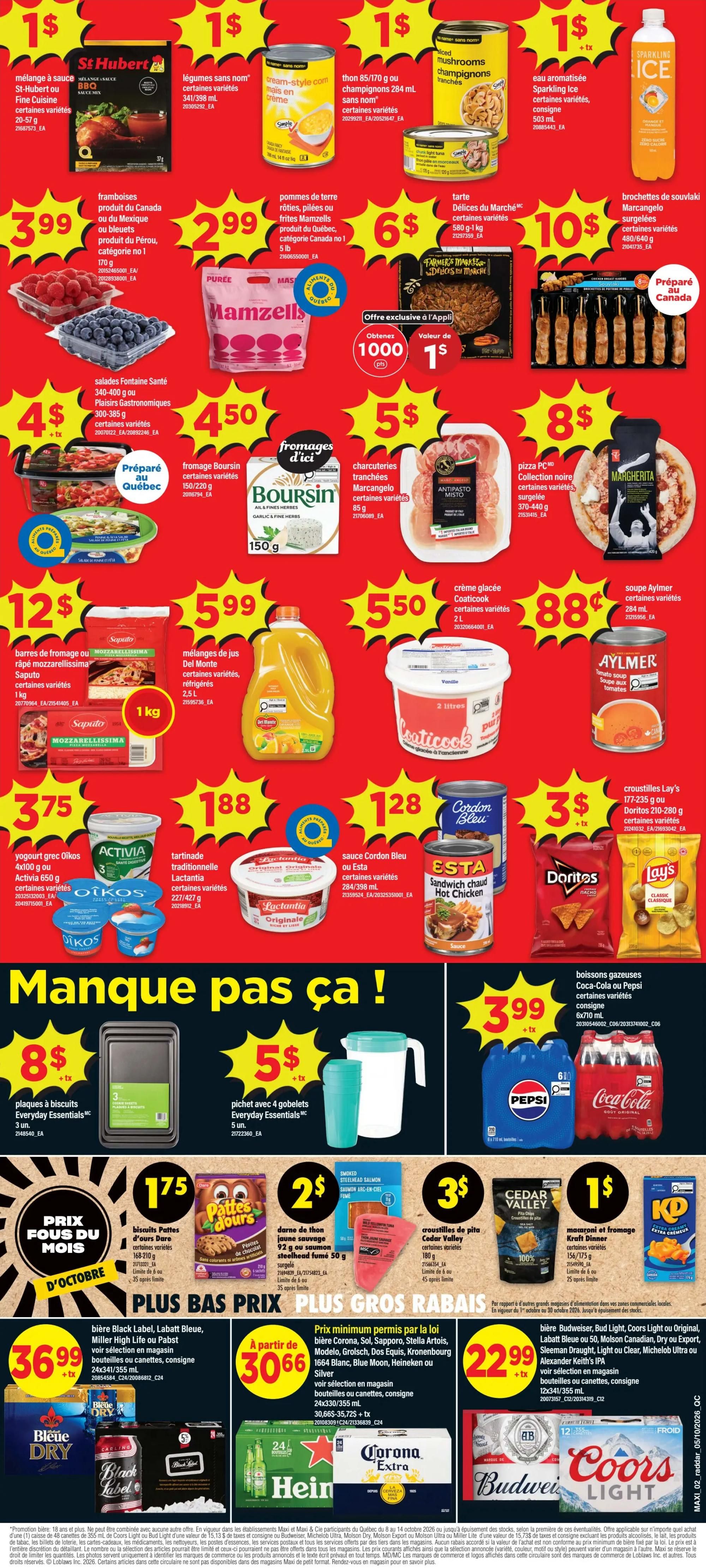 Maxi Flyer October 8 to 14