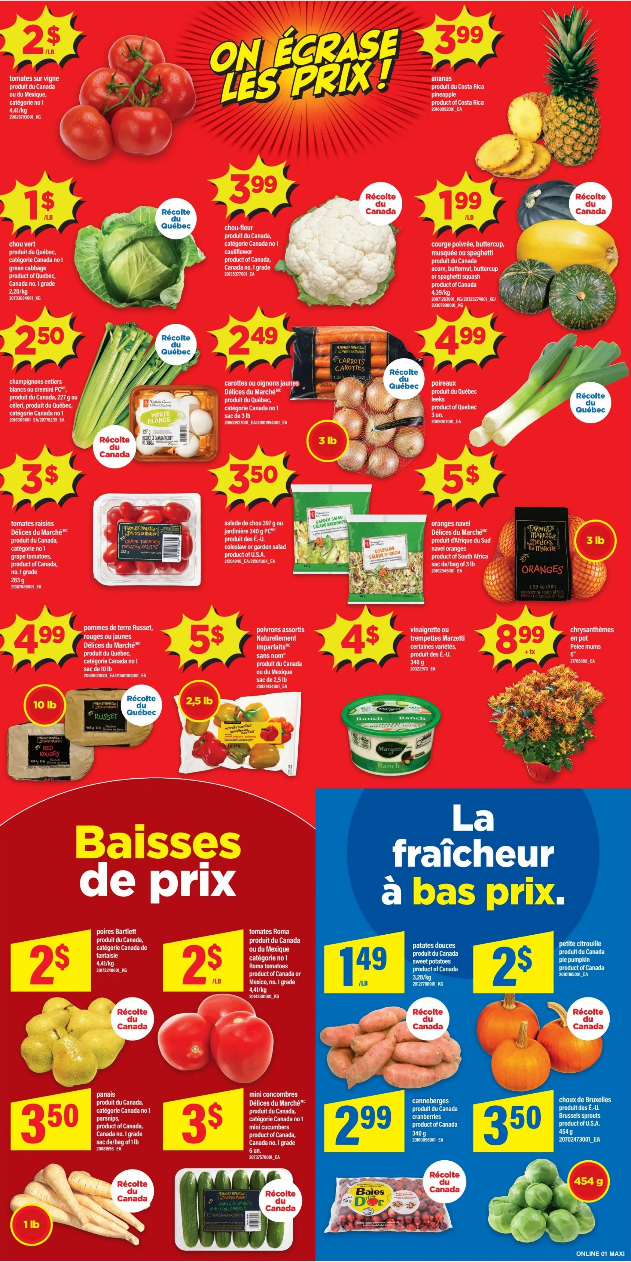 Maxi Flyer October 8 to 14