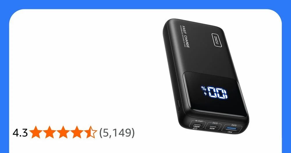 Amazon.ca: INIU 25000mAh 100W Fast Charging Battery Pack Amazon.ca: INIU 25000mAh 100W Fast Charging Battery Pack