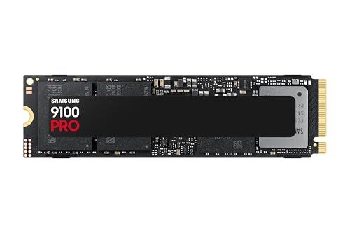 Samsung 9100 PRO Series 1TB PCIe 5.0 x4 NVMe 2.0 M.2 Internal SSD, Up to 14,700MB/s, Thermal Control, MZ-VAP1T0B/AM Samsung 9100 PRO Series 1TB PCIe 5.0 x4 NVMe 2.0 M.2 Internal SSD, Up to 14,700MB/s, Thermal Control, MZ-VAP1T0B/AM