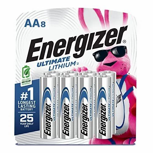 Amazon.ca: Energizer Ultimate Lithium AA Batteries (8 Pack), 1.5V Lithium Double A - $14.30; $13.58 (S&S) Amazon.ca: Energizer Ultimate Lithium AA Batteries (8 Pack), 1.5V Lithium Double A - $14.30; $13.58 (S&S)