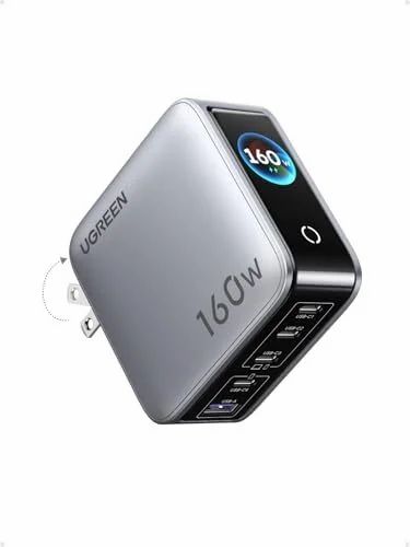 Amazon.ca: UGREEN Nexode Pro 160W GaN 5 Port Charger with Smart Display - $69.99 Amazon.ca: UGREEN Nexode Pro 160W GaN 5 Port Charger with Smart Display - $69.99
