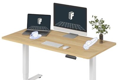FLEXISPOT E6 Essential 3 Stages Dual Motor Electric Standing Desk 55x28 Inch - $319.99