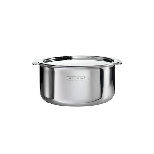 Tramontina Utsava 1.75-Quart Tri-Ply Clad Stainless Steel Tope with Lid Tramontina Utsava 1.75-Quart Tri-Ply Clad Stainless Steel Tope with Lid