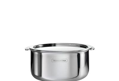 Tramontina Utsava 1.75-Quart Tri-Ply Clad Stainless Steel Tope with Lid