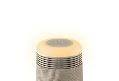 BLUEAIR Air Purifiers with Sunrise Alarm Clock for Home Bedroom Dorm, Beige
