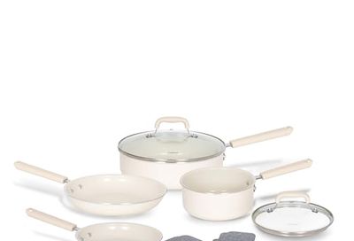 Cuisinart 11-Piece PURELYCERAMIC Ceramic Pots and Pans Set, 55IC-11CAMC